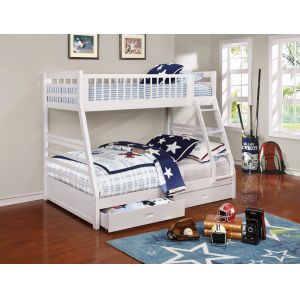 Coaster -  Ashton Bunk Bed Twin / Full Bunk Bed - 460180