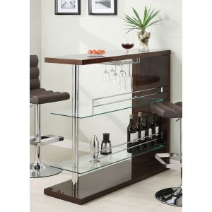 Coaster - Prescott Bar Table (Cappuccino) - 100166
