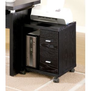 Coaster - Russell Black 2 Drawer Computer Stand - 800822