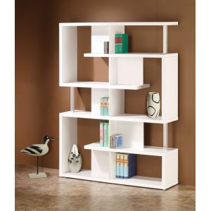 Coaster - Hoover Bookshelf (White) - 800310