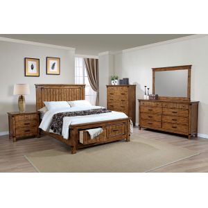 Coaster -  Brenner Full 5Pc Set (F.Bed,Ns,Dr,Mr,Ch) - 205260F-S5