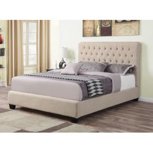 Coaster - Chloe C King Bed (Oatmeal) - 300007KW