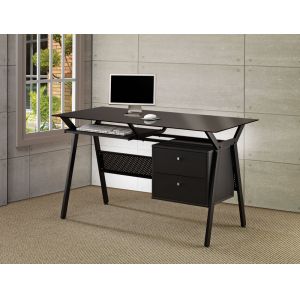 Coaster - Computer Desk (Black) - 800436