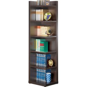 Coaster - Corner Bookcase (Cappuccino) - 800270