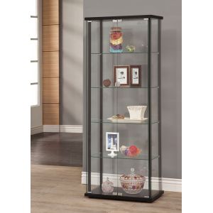 Coaster - Curio Cabinet (Black) - 950170