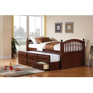 Coaster - Norwood Daybed W/ Trundle (Chestnut) - 400381T