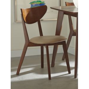Coaster - Kersey Dining Chair with Cushion Seat in Sk Walnut Finish - (Set of 2) - 103062
