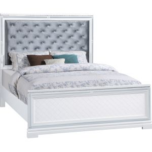 Coaster -  Eleanor Queen Bed White - 223561Q