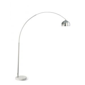 Coaster - Floor Lamp (Brushed Steel/Chrome) - 901199