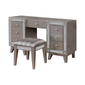 Coaster -  Leighton Vanity Desk & Stool - 204927