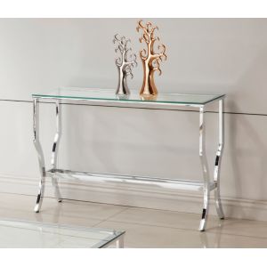 Coaster - Saide Living Room: Glass Top Occasional Tables Sofa Table - 720339