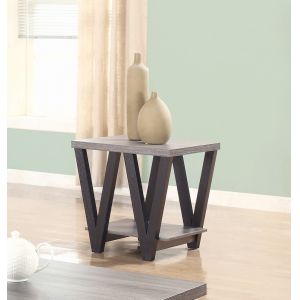 Coaster - Stevens Living Room: Wood Top Occasional Tables End Table - 705397