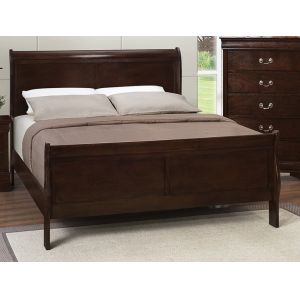 Coaster - Louis Philippe Eastern King Bed in Cappuccino Finish - 202411KE