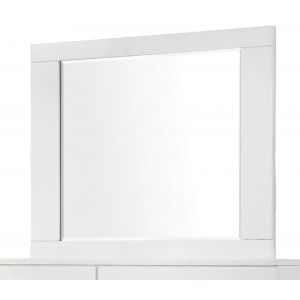 Coaster - Felicity Mirror (Glossy White) - 203504