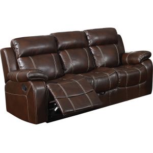 Coaster - Myleene Motion Sofa (Chestnut) - 603021