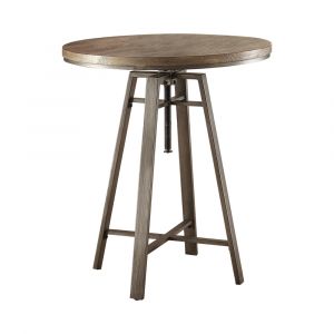 Coaster - Bartlett Rec Room/ Bar Tables: Rustic/Industrial Adjustable Bar Table - 101811