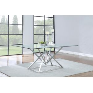 Coaster -   Rect Glass Dining Table - 109451