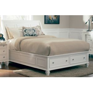Coaster - Sandy Beach California King Bed in White Finish - 201309KW