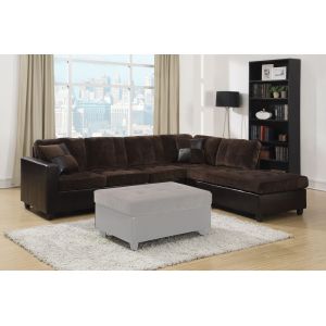 Coaster - Mallory Sectional (Chocolate) - 505645
