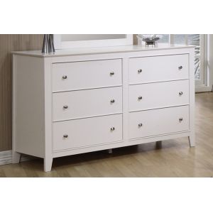 Coaster - Selena Dresser in White Finish - 400233