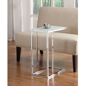 Coaster - Stella Snack Table (Frosted White) - 900250