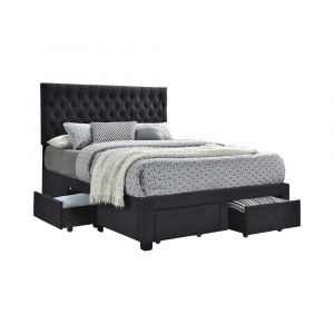 Coaster -  Soledad Upholstered Bed E King Storage Bed - 305877KE