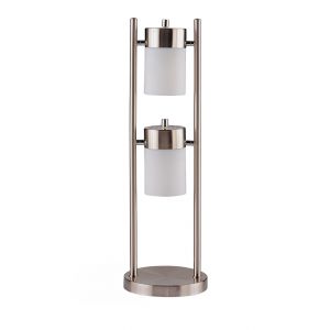 Coaster - Table Lamp (Burshed Silver) - 900732