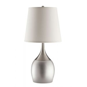 Coaster - Tenya Table Lamp (Silver/Chrome) (Set of 2) - 901471