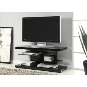 Coaster - Tv Console (Glossy Black) - 700840