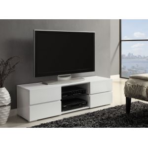 Coaster - Galvin Tv Console (Glossy White) - 700825