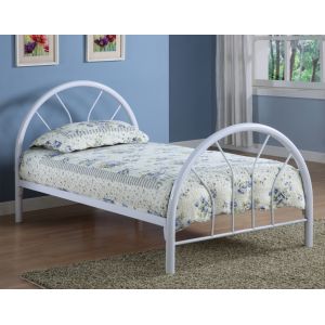 Coaster - Twin Bed (White) - 2389W