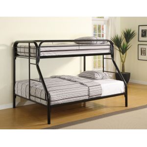 Coaster - Morgan Twin/Full Bunk Bed (Black) - 2258K