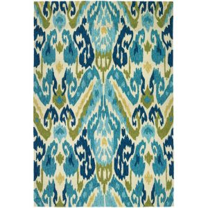 Couristan - Covington Delfina/Azure-LemonRug - 2' x 4' - 22630702020040T