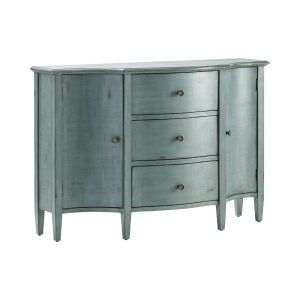 Crestview Collection - Abigail 2 Door and 3 Drawer Brushed Cool Blue Credenza - CVFZR4595