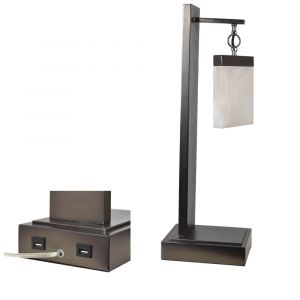 Crestview Collection - Aimes Table Lamp with LED Light - CVAZER067 - CLOSEOUT