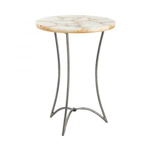 Crestview Collection - Bengal Manor Cream Agate Table - CVFNR501