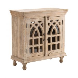 Crestview Collection - Bengal Manor Light Mango Wood Cabinet - CVFNR332
