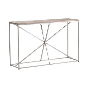 Crestview Collection - Bengal Manor Rough Mango Wood and Iron Asterisk Rectangle Console Table - CVFNR676 - CLOSEOUT
