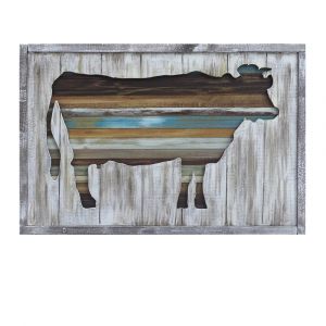Crestview Collection - Farm Carving 3 Wall Art - CVTOP2612 - CLOSEOUT
