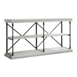 Crestview Collection - Hanover Metal and White Wood Console - CVFZR4548