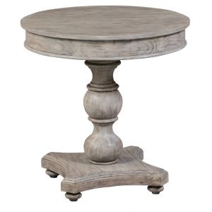 Crestview Collection - Hawthorne Estate Round Turned Post Accent Table - CVFVR8011