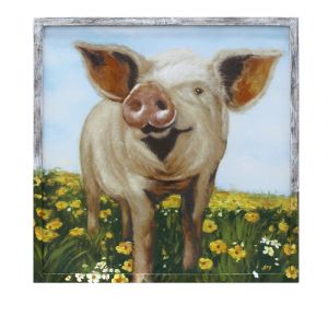 Crestview Collection - Mini Pig Out Wall Art - CVTOP2623 - CLOSEOUT