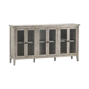 Crestview Collection - Pembroke Plantation Recycled Pine Hudson Finish 6 Door Tall Sideboard - CVFVR8112