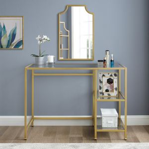 Crosley Furniture - Aimee Desk Soft Gold - CF6203-GL