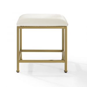 Crosley Furniture - Aimee Vanity Stool Soft Gold - CF1310-GL