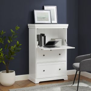 Crosley Furniture Alena Secretary Desk White - CF6517-WH