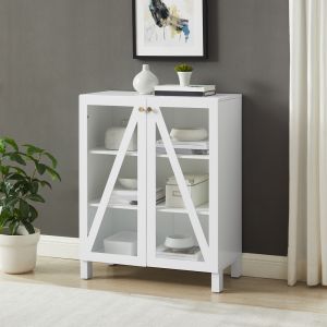 Crosley Furniture Cassai Stackable Storage Pantry White - CF3126-WH