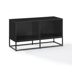 Crosley Furniture - Enzo Medium Record Storage Media Console Black - CF1126-BK