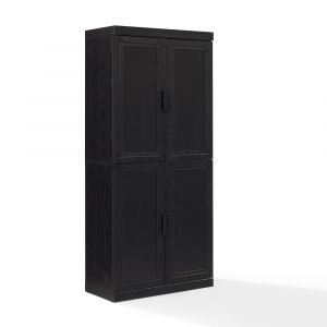 Crosley Furniture - Essen Kitchen Pantry Storage Cabinet Black - KF33061BK