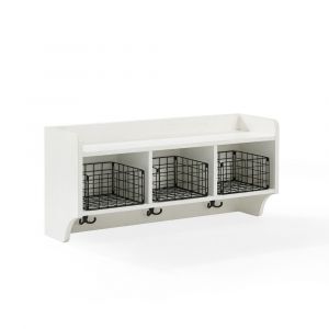 Crosley Furniture - Fremont Entryway Shelf in Distressed White - CF6018-WH
